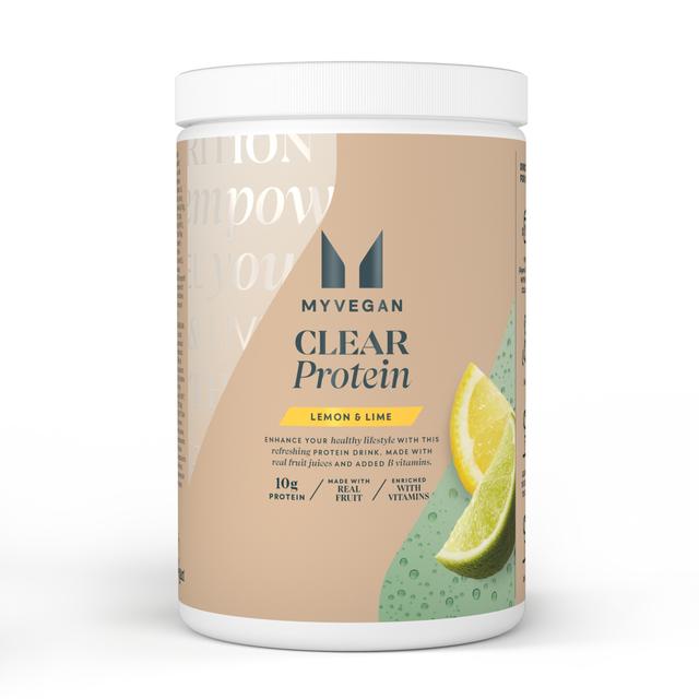 Clear Vegan Protein - Lemon & Lime - 320g - Myprotein - Juicy Protein Made With Real Fruit on Productcaster.