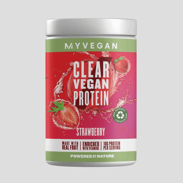 Clear Vegan Protein - Strawberry - 320g - Myprotein - Juicy Protein Made With Real Fruit on Productcaster.