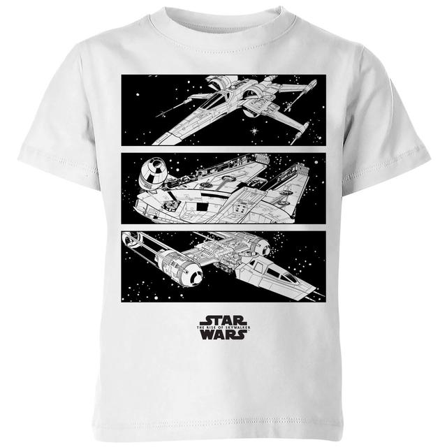 Camiseta The Rise of Skywalker Resistance Ships - Niño - Blanco - 9-10 años on Productcaster.