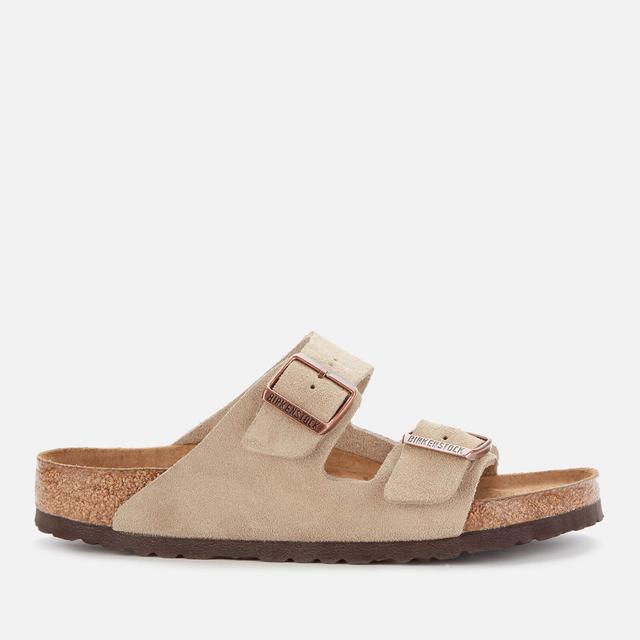 Birkenstock Men's Arizona Sfb Suede Double Strap Sandals - Taupe - EU 41/UK 7.5 on Productcaster.