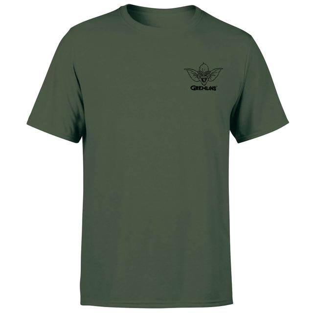 Gremlins Stripe Pocket Men's T-Shirt - Forest Green - XXL on Productcaster.