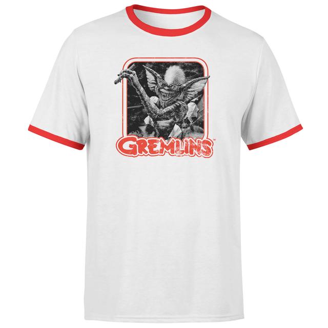 Camiseta retro de Gremlins - Blanco/ Rojo - L on Productcaster.