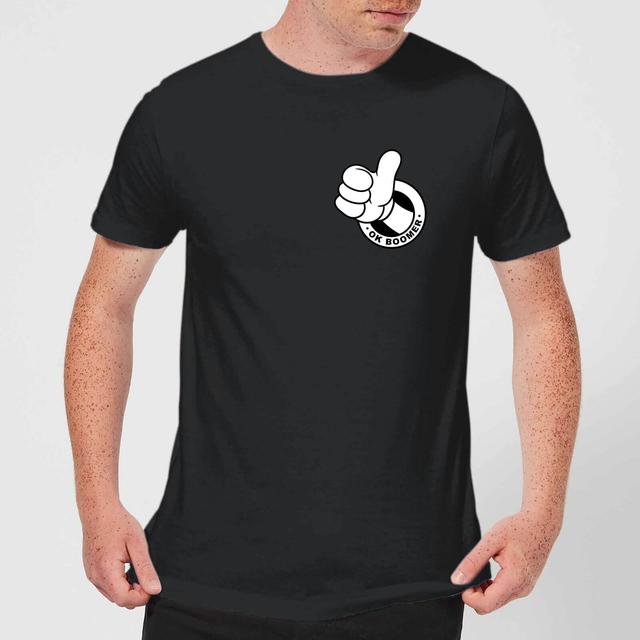 Ok Boomer Thumbs Up Men's T-Shirt - Black - S - Schwarz on Productcaster.