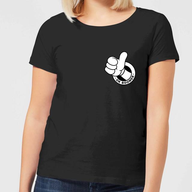 Ok Boomer Thumbs Up Women's T-Shirt - Black - XL - Schwarz on Productcaster.