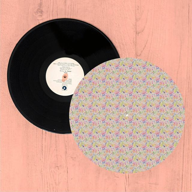 Watercolour Florals Turntable Slip Mat Mehrfarbig on Productcaster.