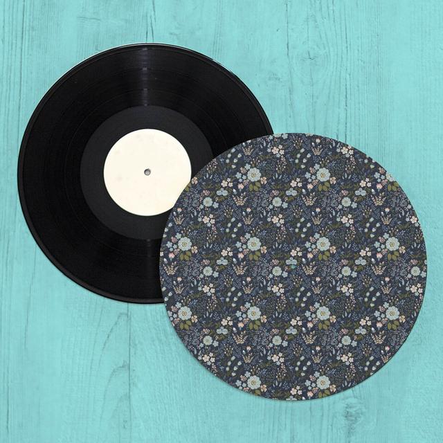 So Many Flowers Turntable Slip Mat Multi on Productcaster.