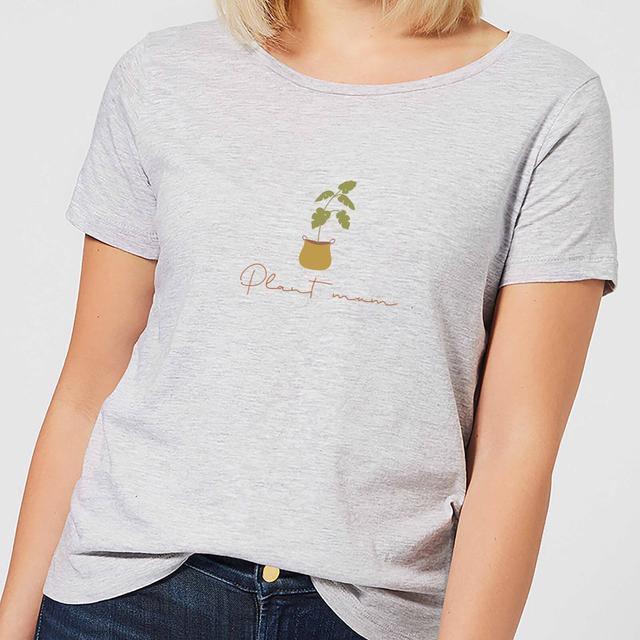 Burnt Orange Plant Mum Women's T-Shirt - Grey - XL - Grau on Productcaster.