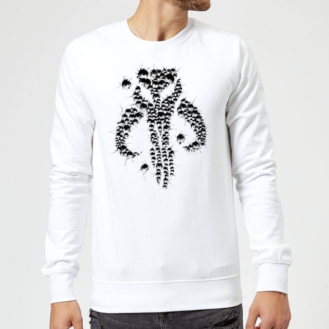 The Mandalorian Blaster Skull Sweatshirt - White - XXL on Productcaster.