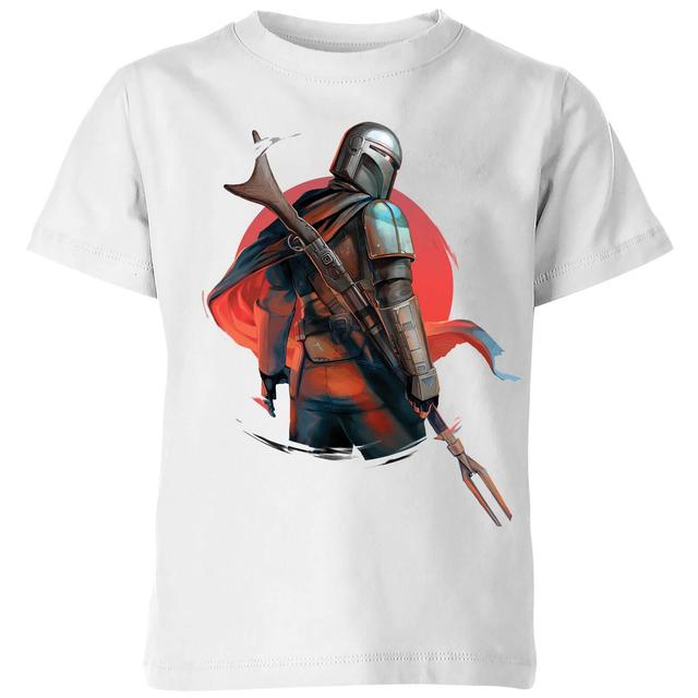 The Mandalorian Blaster Rifles Kids' T-Shirt - White - 11-12 Years on Productcaster.