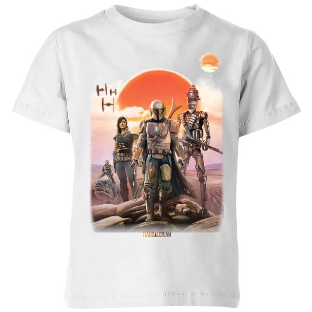 Camiseta The Mandalorian Warriors - Niño - Blanco - 3-4 años on Productcaster.