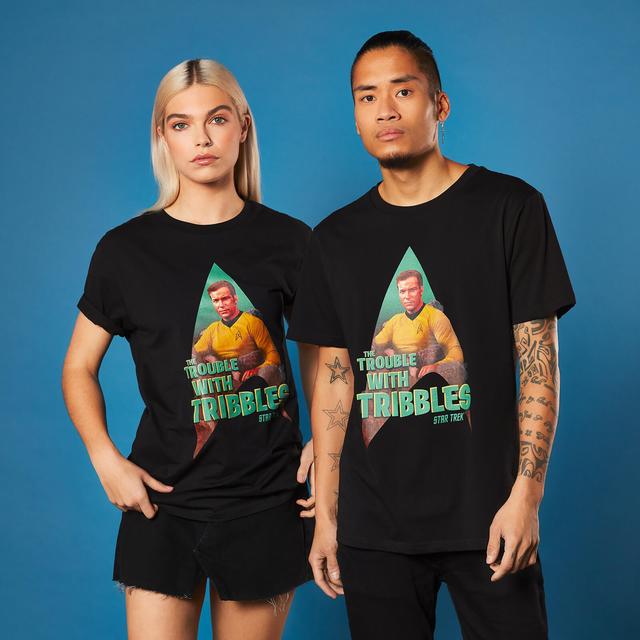 Camiseta Star Trek Trouble With Tribbles - Unisex - Negro - M - Negro on Productcaster.