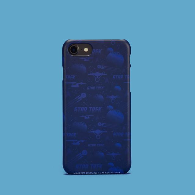 Funda Móvil Star Trek Navy para iPhone y Android - Carcasa rígida - Mate on Productcaster.