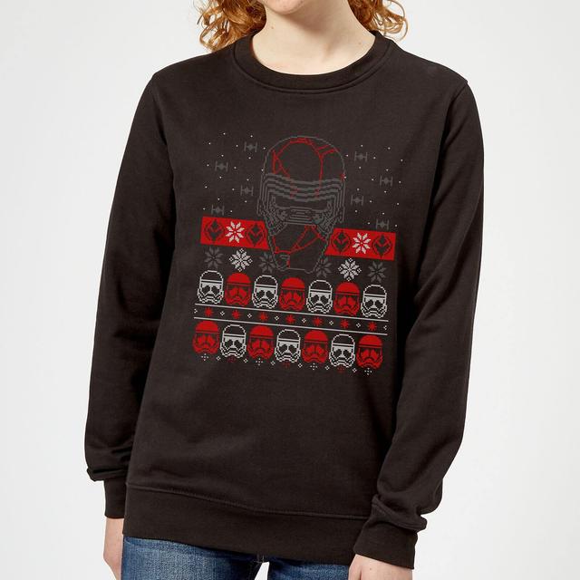 Star Wars Kylo Ren Ugly Holiday Women's Sweatshirt - Black - L on Productcaster.