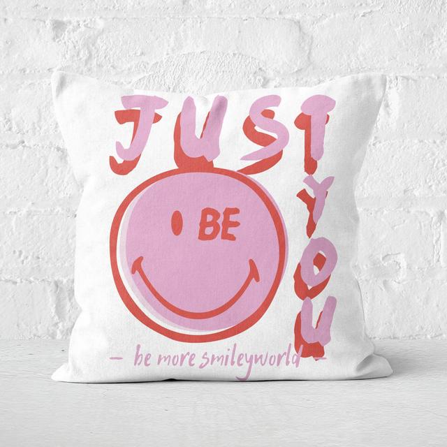 Just Be You Cushion Square Cushion - 40x40cm - Soft Touch on Productcaster.