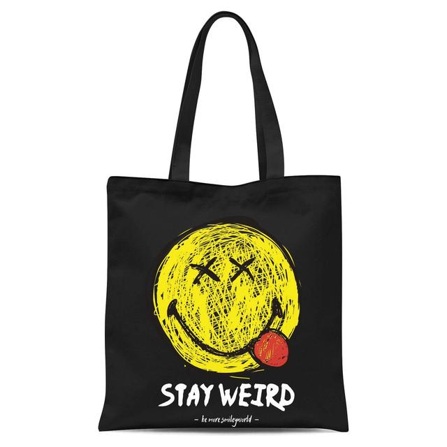 Bolso tote Stay Weird - Negro on Productcaster.