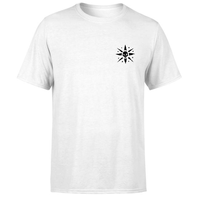 Sea of Thieves Compass Embroidery T-Shirt - White - L on Productcaster.