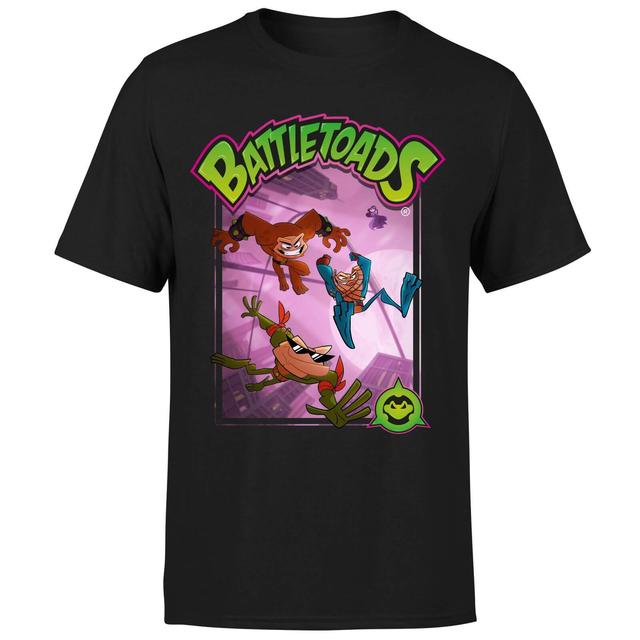 Battle Toads Hop T-Shirt - Black - XL on Productcaster.