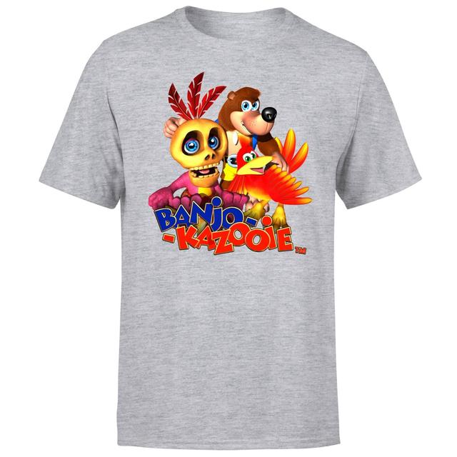 Banjo Kazooie Group T-Shirt - Grey - L on Productcaster.