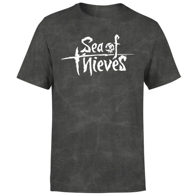 Sea of Thieves Logo T-Shirt - Black Acid Wash - S on Productcaster.