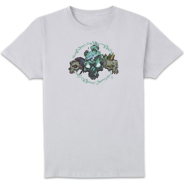 Sea of Thieves Triple Skulls T-Shirt - White - XXL on Productcaster.