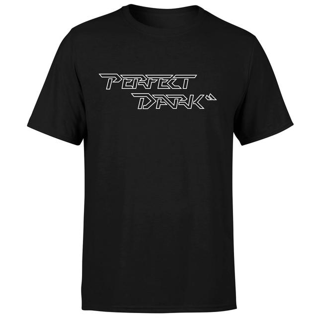 Perfect Dark Logo T-Shirt - Black - XXL on Productcaster.