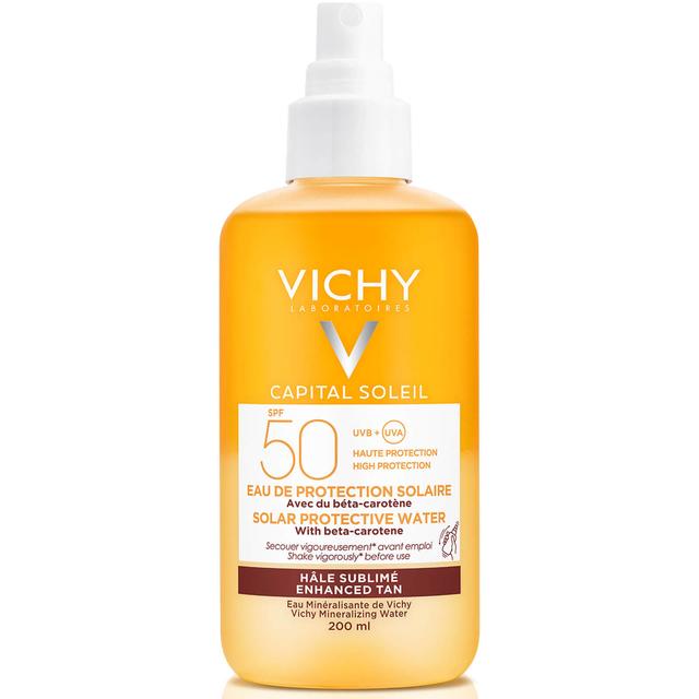 VICHY Capital Soleil Solar Protective Water Tan Enhance SPF50 200ml on Productcaster.