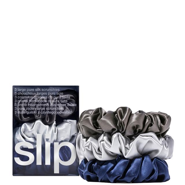 Slip Silk Large Scrunchies (Various Colours) - Midnight on Productcaster.