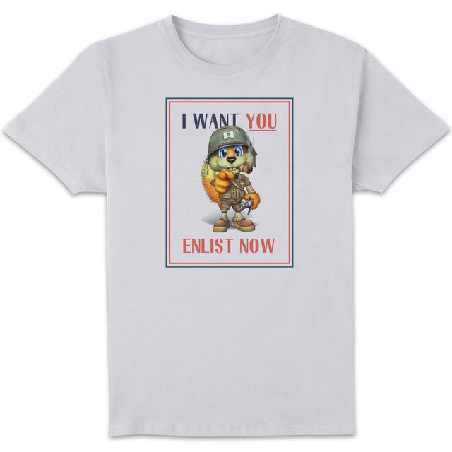 Conker I Want You Unisex T-Shirt - White - M on Productcaster.