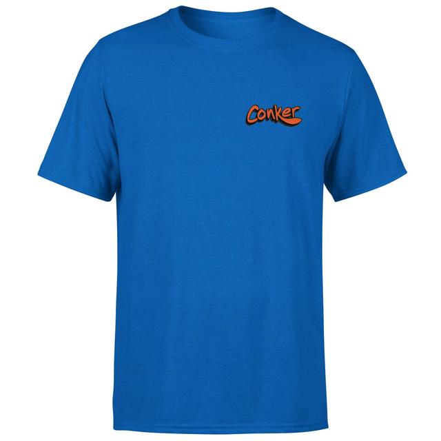 Camiseta con logotipo bordado de Conker - Azul real - M - Royal Blue on Productcaster.