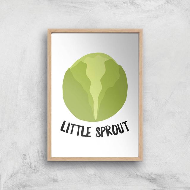 Little Sprout Art Print - A2 - White Frame on Productcaster.