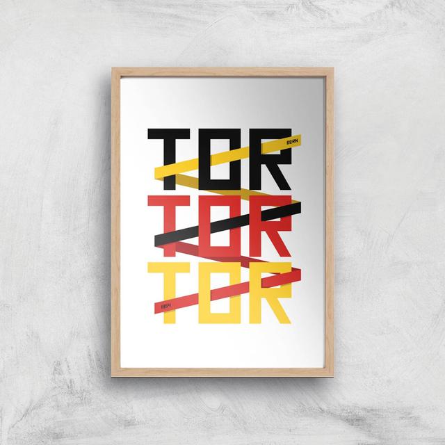 TOR TOR TOR Art Print - A2 - White Frame on Productcaster.