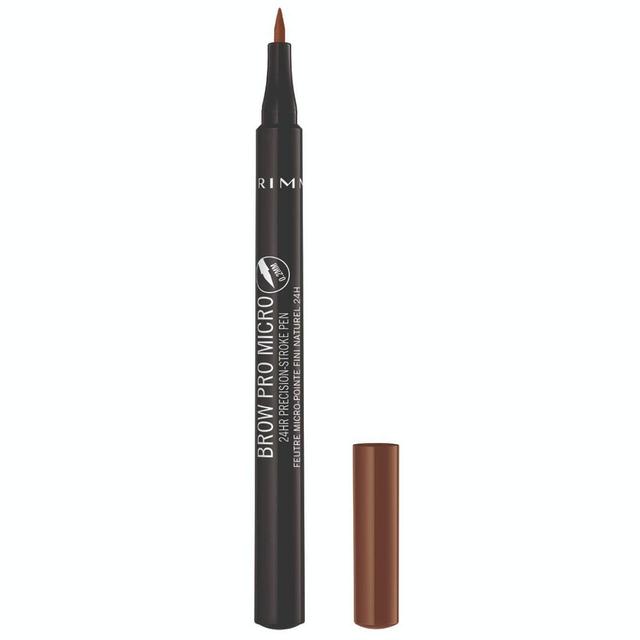 Rimmel Brow Pro Micro 24HR Precision-Stroke Pen 1ml (Various Shades) - 002 Honey Brown on Productcaster.