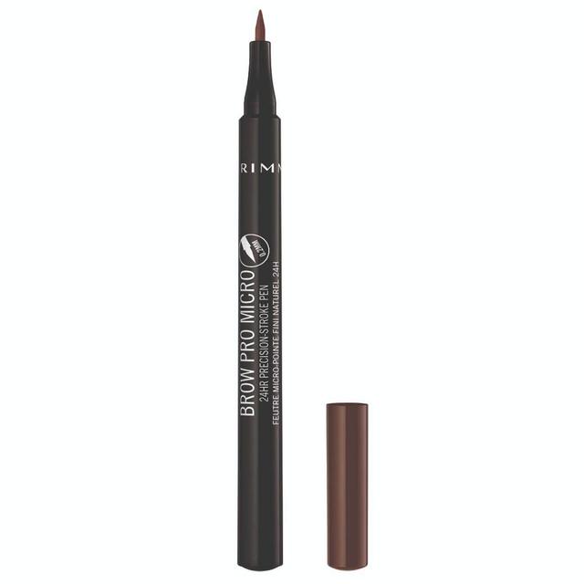 Rimmel Brow Pro Micro 24HR Precision-Stroke Pen 1ml (Various Shades) - 003 Soft Brown on Productcaster.