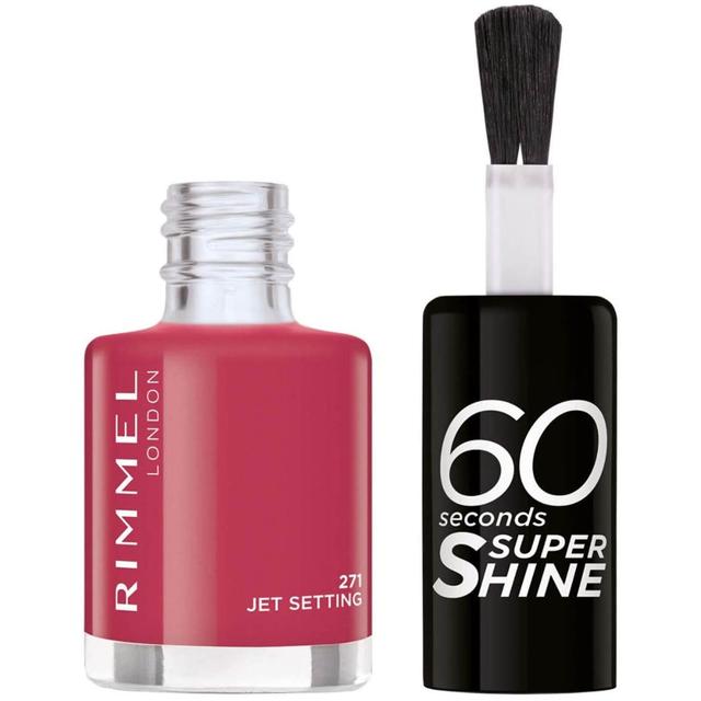 Rimmel 60 Seconds Super Shine Nail Polish 8ml (Various Shades) - 271 Jet Setting on Productcaster.