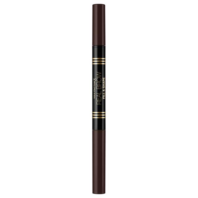 Max Factor Real Brow Fill and Shape Pencil (Various Shades) - Deep Brown on Productcaster.