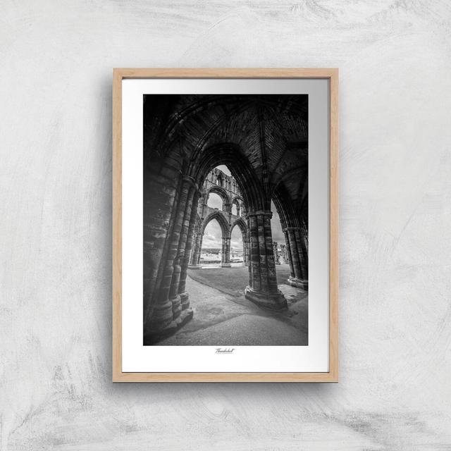 Whitby Abby Giclée Art Print - A3 - Wooden Frame on Productcaster.