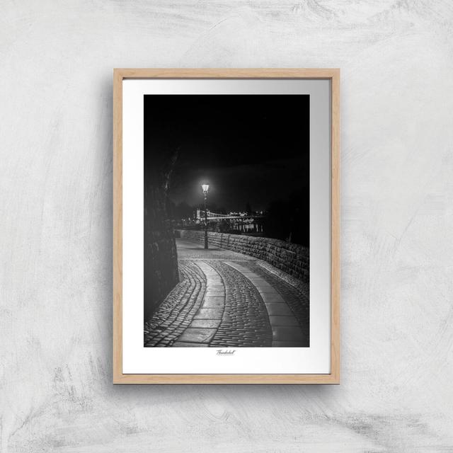 Chester Nightscape Giclée Art Print - A3 - Wooden Frame on Productcaster.