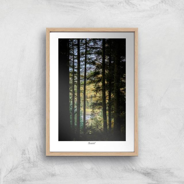 Macclesfield Forest Giclée Art Print - A4 - Wooden Frame on Productcaster.