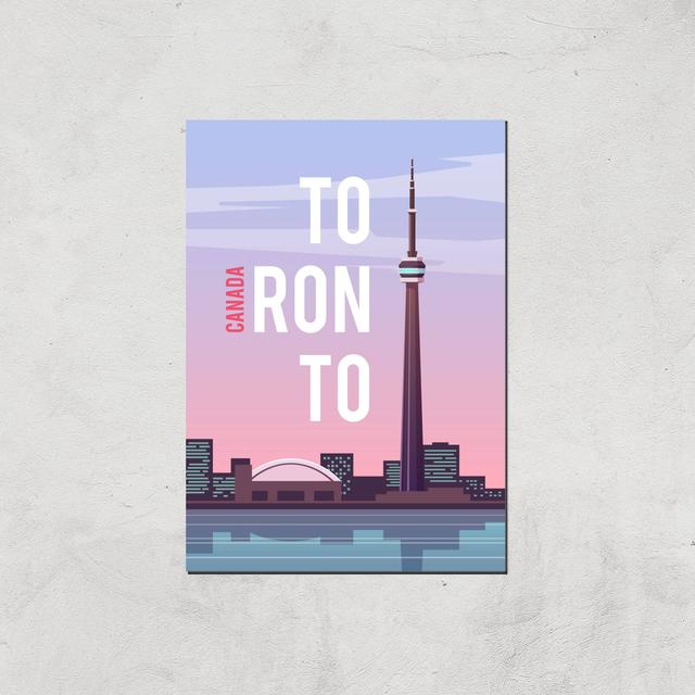 Visit... Toronto Giclée Art Print - A2 - Print Only on Productcaster.