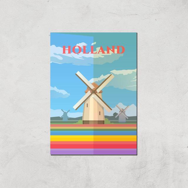 Visit... Holland Giclée Art Print - A4 - Print Only on Productcaster.