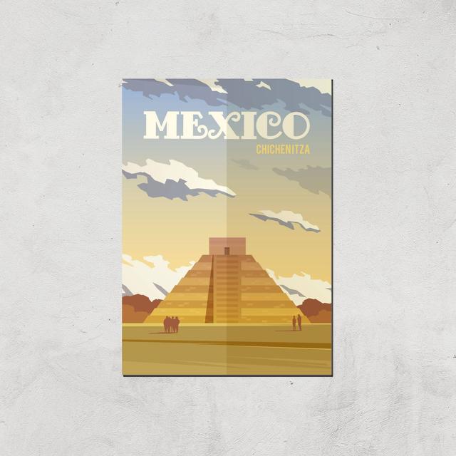 Visit... Mexico Giclée Art Print - A4 - Print Only on Productcaster.