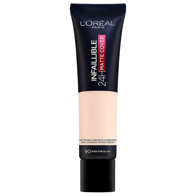 L'Oréal Paris Infallible 32hr Matte Cover Foundation 35ml (Various Shades) - 90 Rose Porcelain on Productcaster.