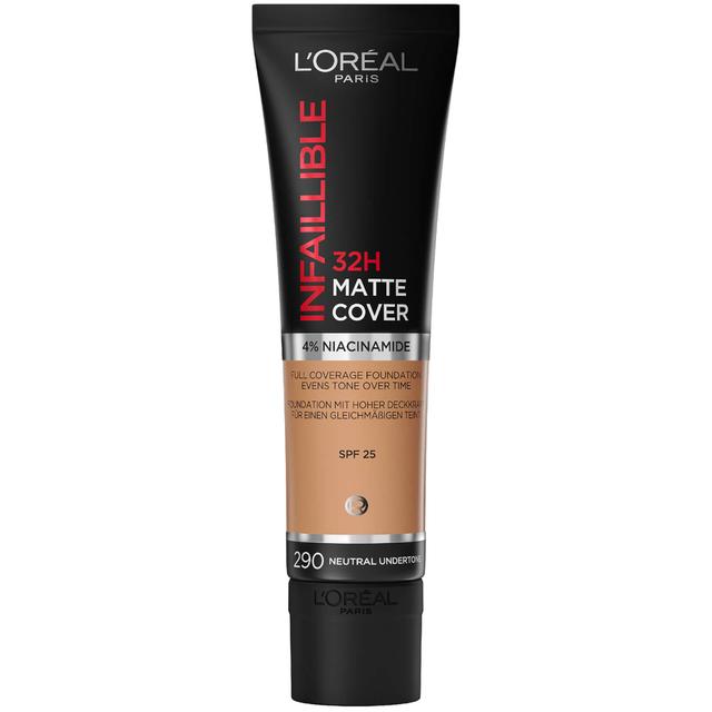 L'Oréal Paris Infallible 32hr Matte Cover Foundation 35ml (Various Shades) - 290 Amber on Productcaster.