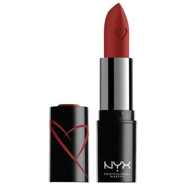 NYX Professional Makeup Shout Loud Hydrating Satin Lipstick (Various Shades) - Hot in Here on Productcaster.