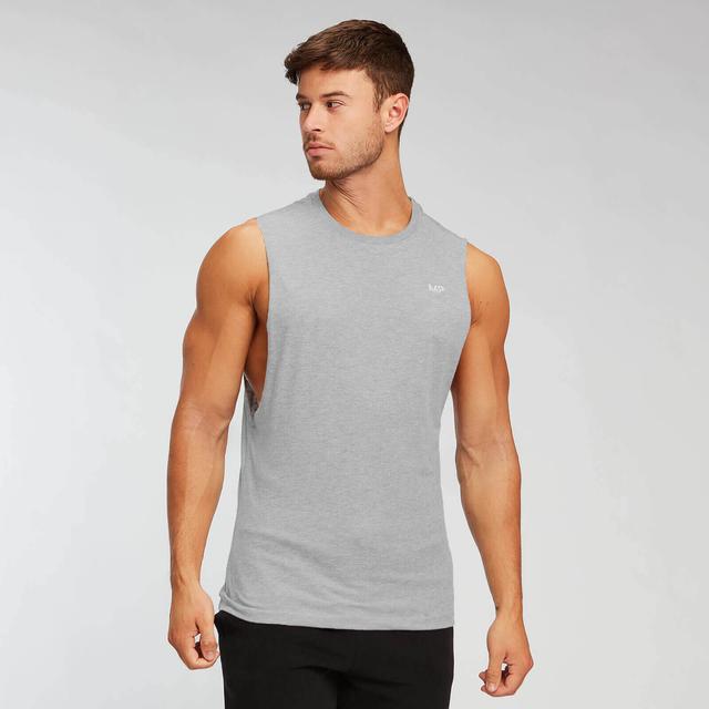 MP Essentials Drop Armhole Tank - Grey - S - Myprotein on Productcaster.