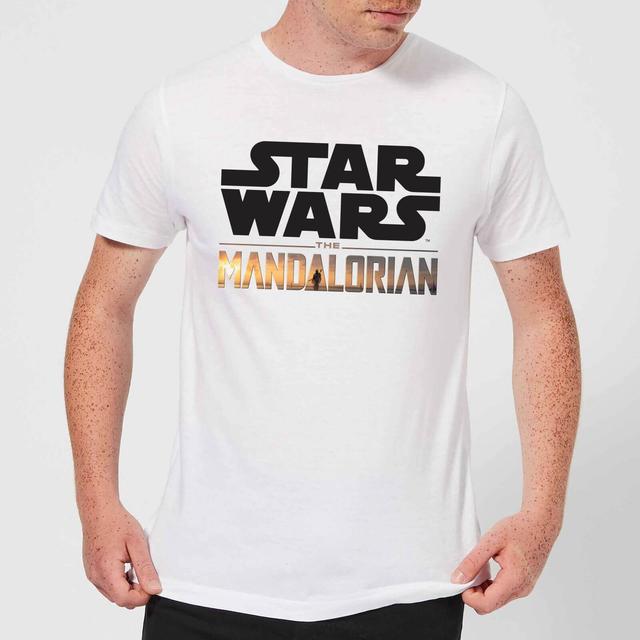 The Mandalorian Mandalorian Title Men's T-Shirt - White - L on Productcaster.