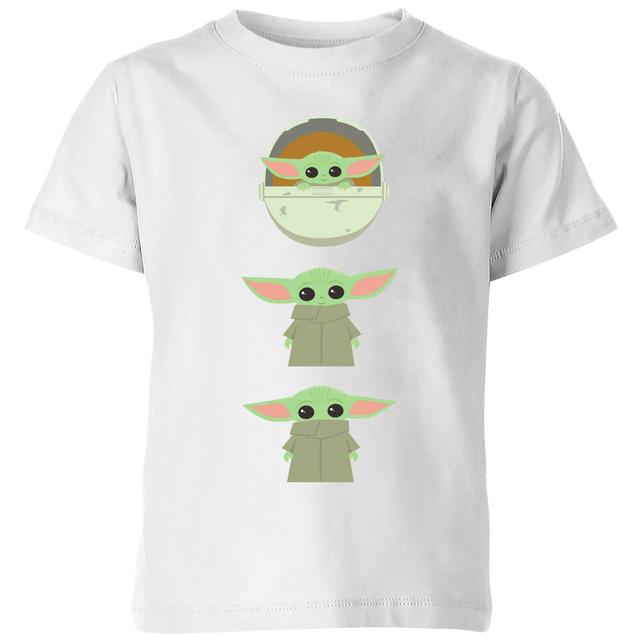 Camiseta The Mandalorian The Child Poses - Niño - Blanco - 3-4 años on Productcaster.