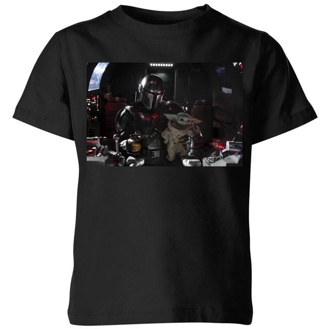 Camiseta The Mandalorian Pilot And Co Pilot - Niño - Negro - 5-6 años on Productcaster.