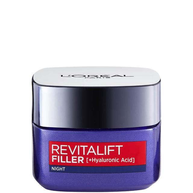 L'Oréal Paris Revitalift Filler and Hyaluronic Acid Anti-Ageing Night Cream 50ml on Productcaster.