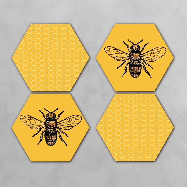 Bee Hive Hexagonal Coaster Set on Productcaster.